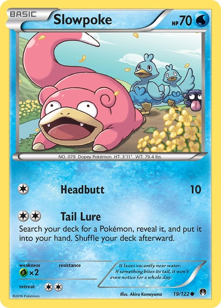Image for Slowpoke (19/122) [XY - BREAKpoint] - Pokemon