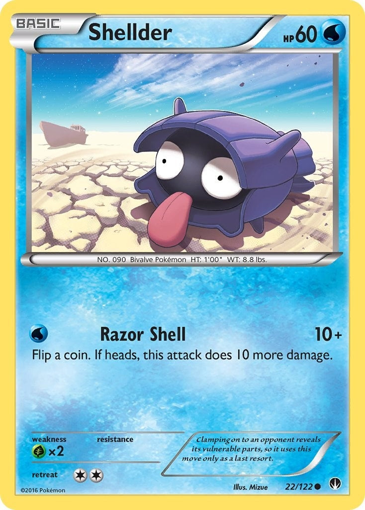 Image for Shellder (22) (22/122) [XY - BREAKpoint] - Pokemon