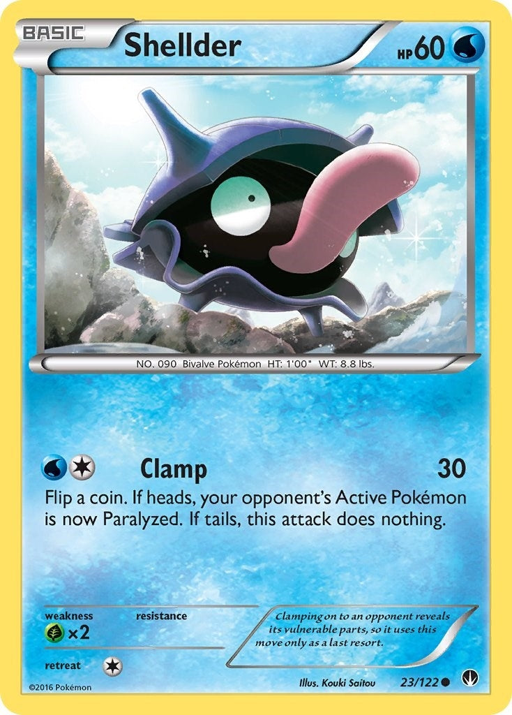 Image for Shellder (23) (23/122) [XY - BREAKpoint] - Pokemon