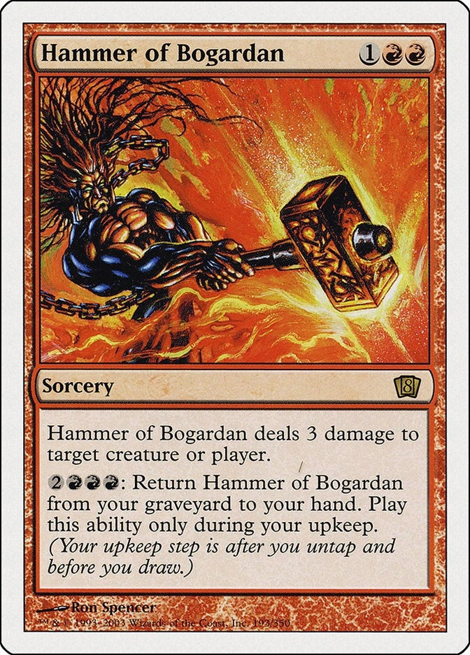 Image for Hammer of Bogardan (193) [8th Edition] - Magic: The Gathering