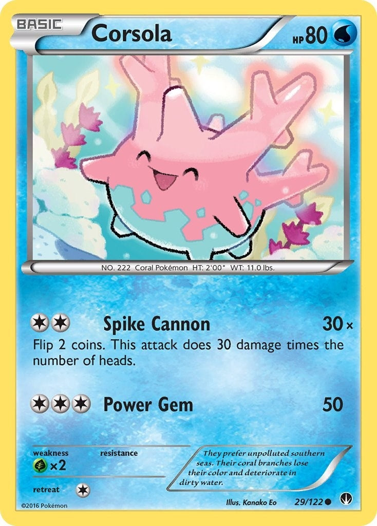 Image for Corsola (29/122) [XY - BREAKpoint] - Pokemon
