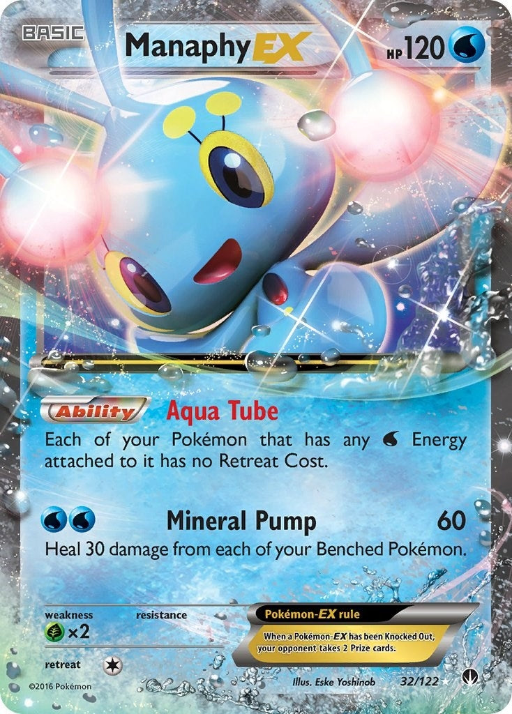 Image for Manaphy EX (32/122) [XY - BREAKpoint] - Pokemon