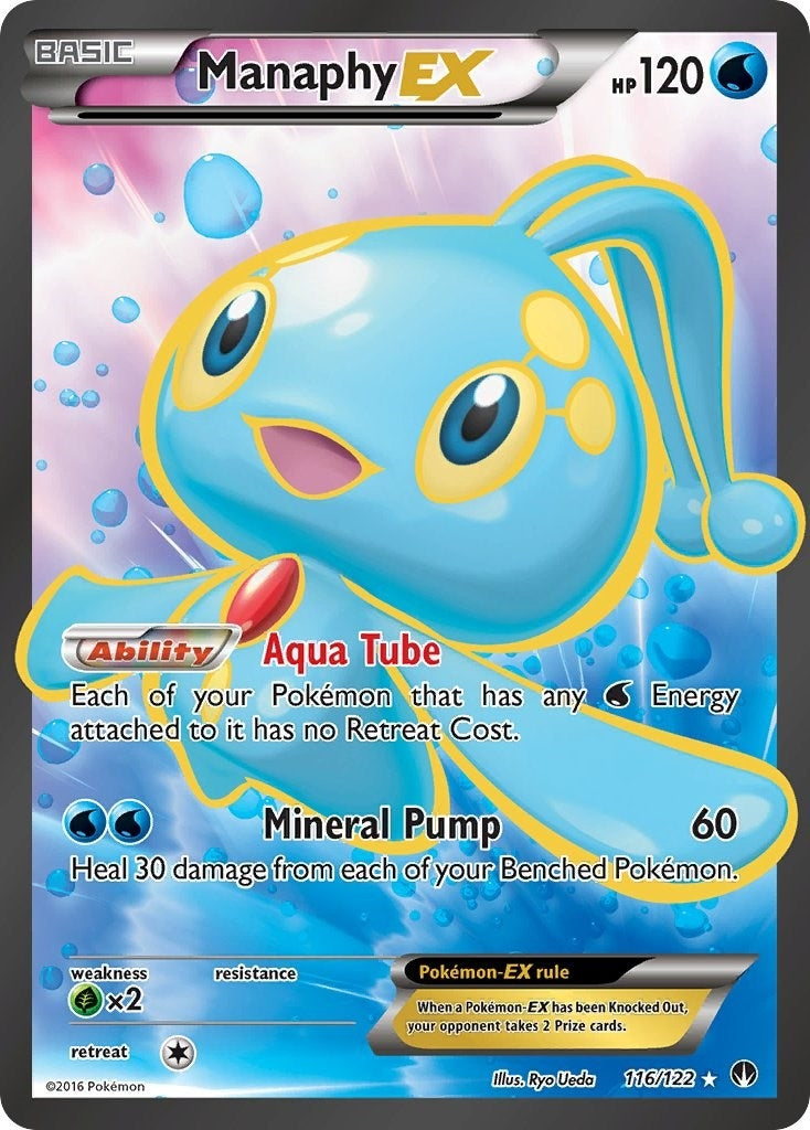 Image for Manaphy EX (Full Art) (116/122) [XY - BREAKpoint] - Pokemon