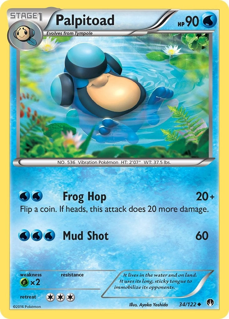 Image for Palpitoad (34/122) [XY - BREAKpoint] - Pokemon