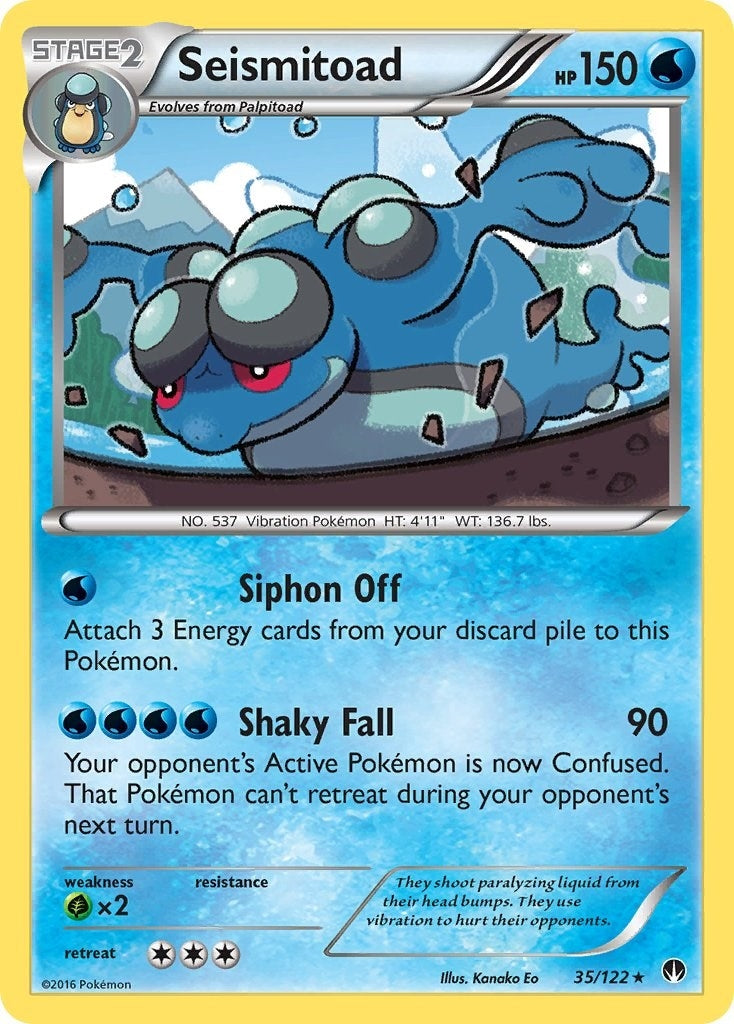 Image for Seismitoad (35/122) [XY - BREAKpoint] - Pokemon