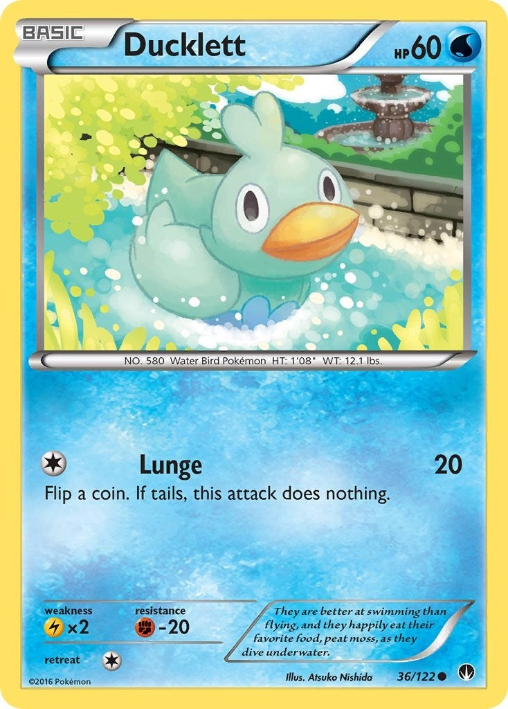 Image for Ducklett (36/122) [XY - BREAKpoint] - Pokemon