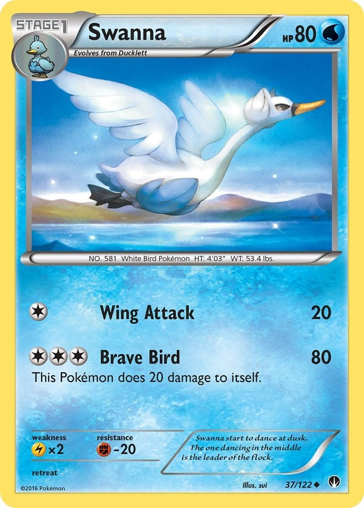 Image for Swanna (37/122) [XY - BREAKpoint] - Pokemon