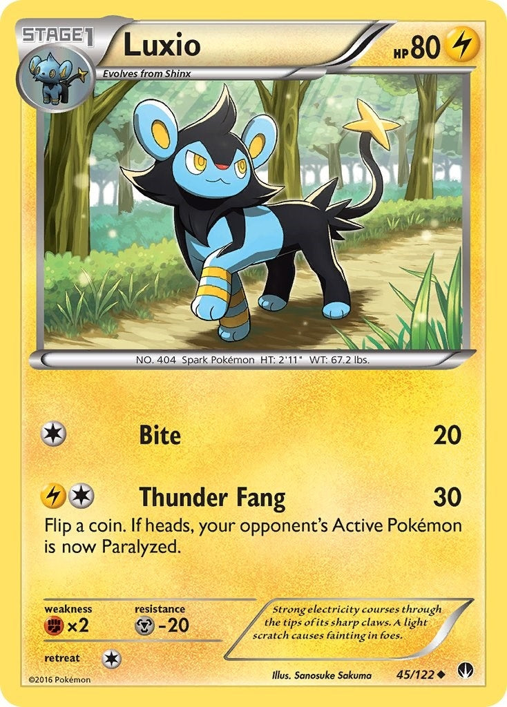 Image for Luxio (45/122) [XY - BREAKpoint] - Pokemon