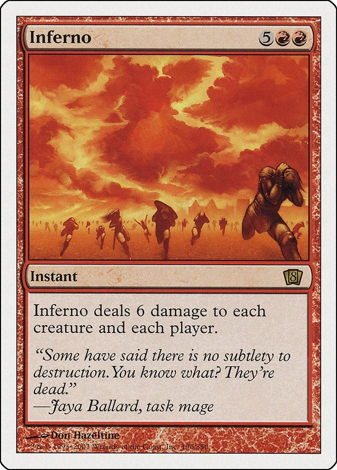 Image for Inferno (196) [8th Edition] - Magic: The Gathering