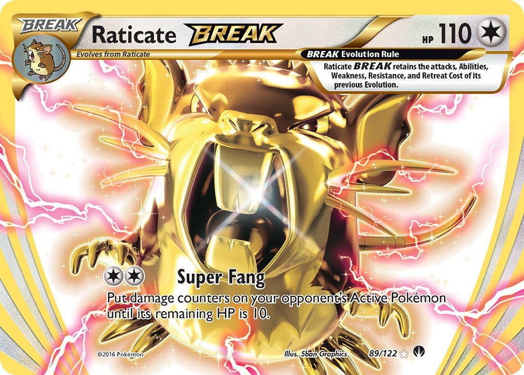 Image for Raticate BREAK (89/122) [XY - BREAKpoint] - Pokemon