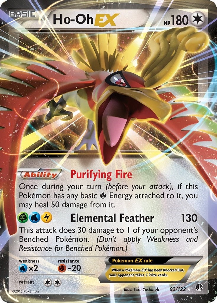 Image for Ho-Oh EX (92/122) [XY - BREAKpoint] - Pokemon