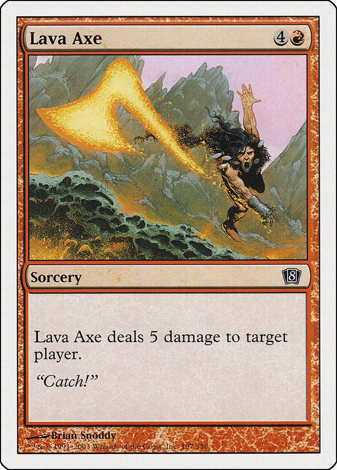 Image for Lava Axe (197) [8th Edition] - Magic: The Gathering