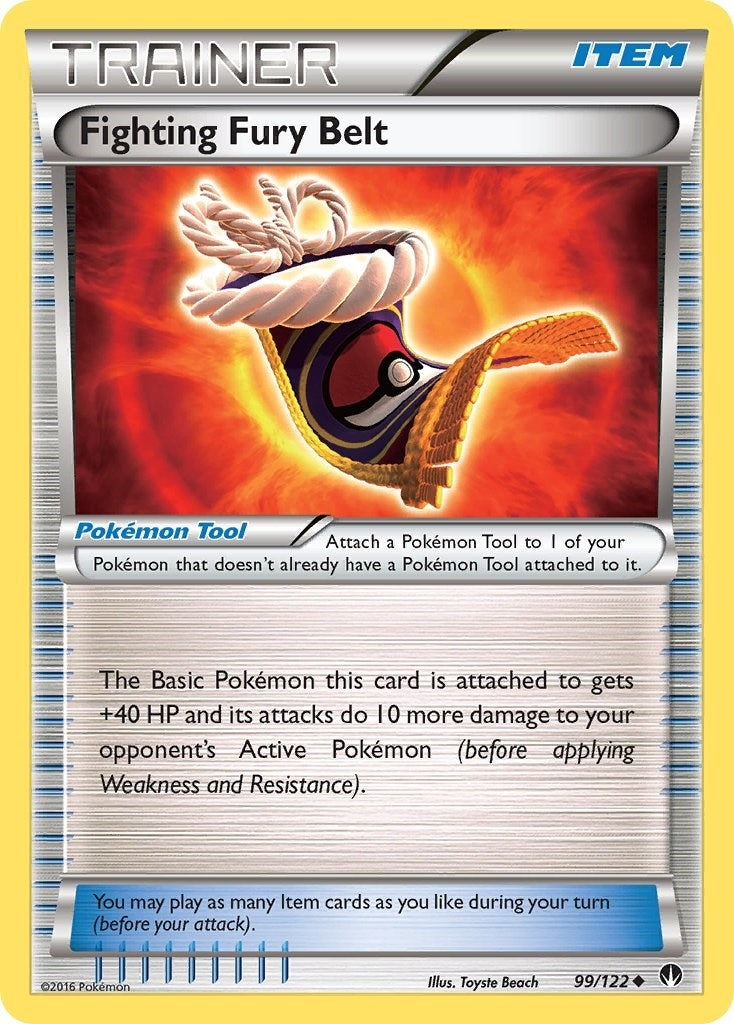 Image for Fighting Fury Belt (99/122) [XY - BREAKpoint] - Pokemon