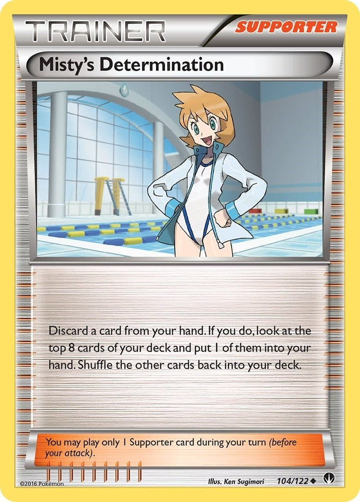 Image for Misty's Determination (104/122) [XY - BREAKpoint] - Pokemon