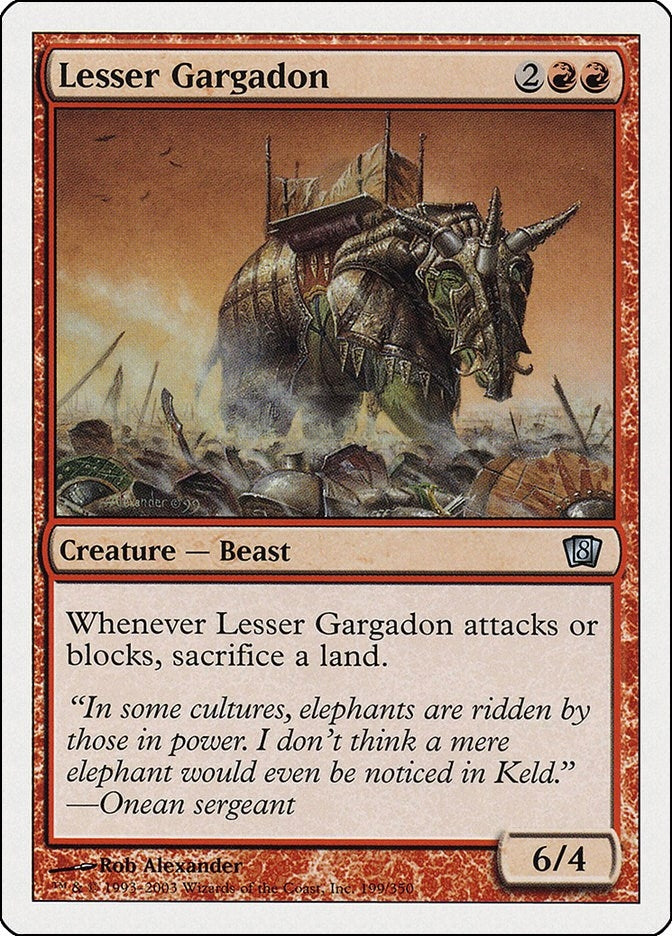 Image for Lesser Gargadon (199) [8th Edition] - Magic: The Gathering
