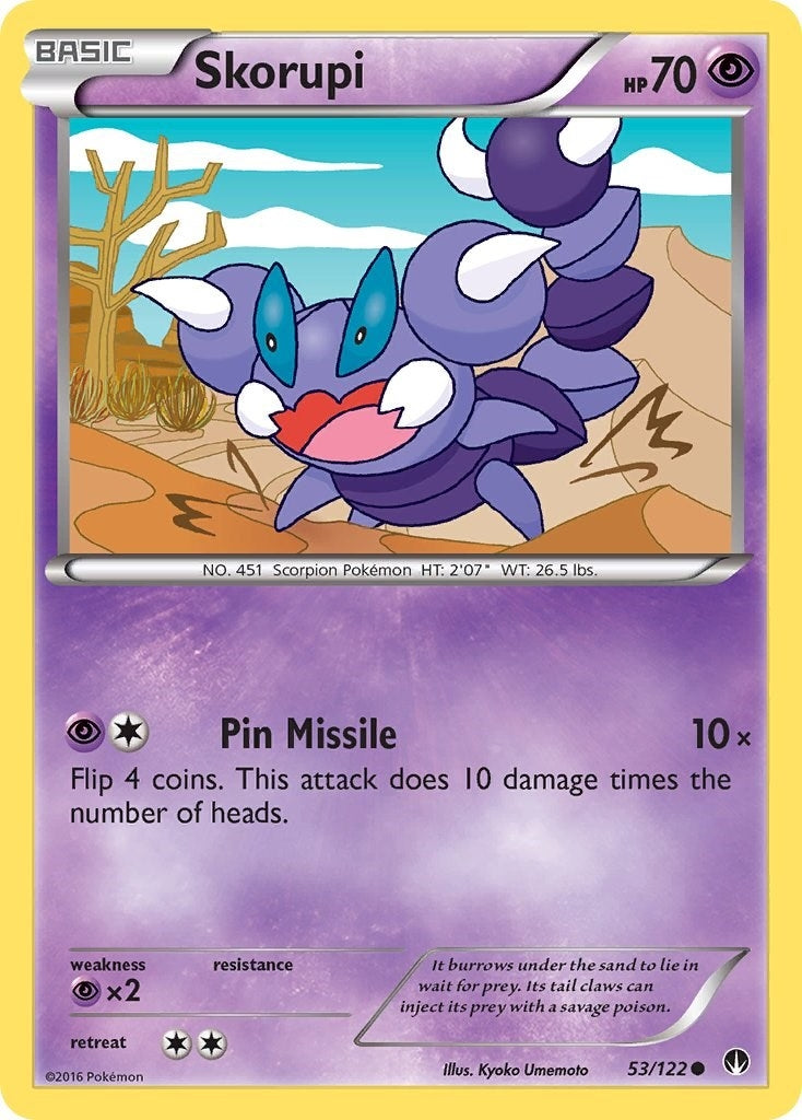 Image for Skorupi (53/122) [XY - BREAKpoint] - Pokemon