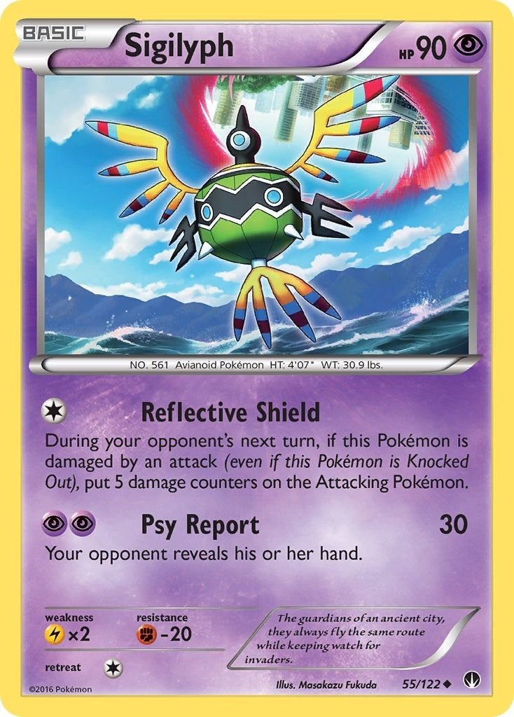 Image for Sigilyph (55/122) [XY - BREAKpoint] - Pokemon