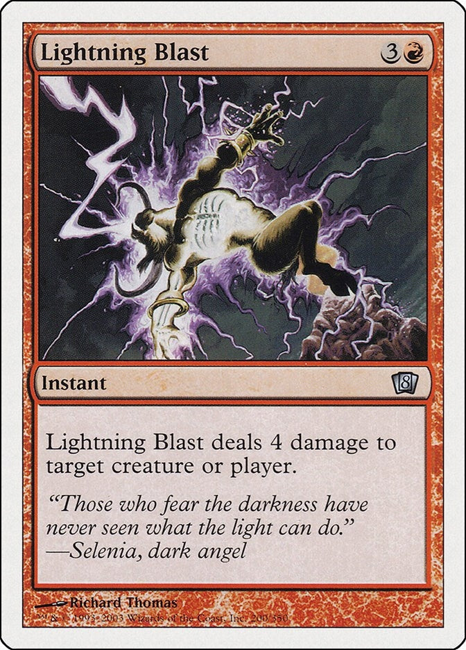 Image for Lightning Blast (200) [8th Edition] - Magic: The Gathering