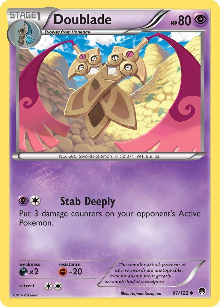Image for Doublade (61/122) [XY - BREAKpoint] - Pokemon