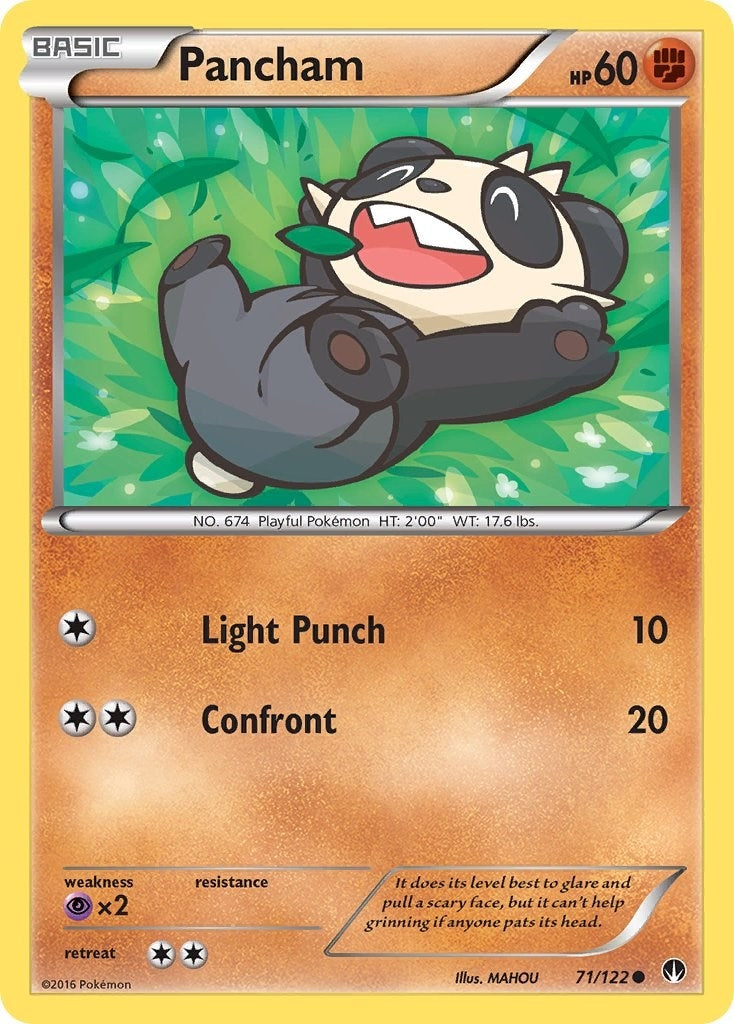 Image for Pancham (71/122) [XY - BREAKpoint] - Pokemon