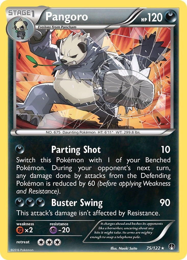 Image for Pangoro (75/122) [XY - BREAKpoint] - Pokemon