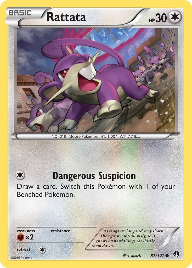 Image for Rattata (87/122) [XY - BREAKpoint] - Pokemon