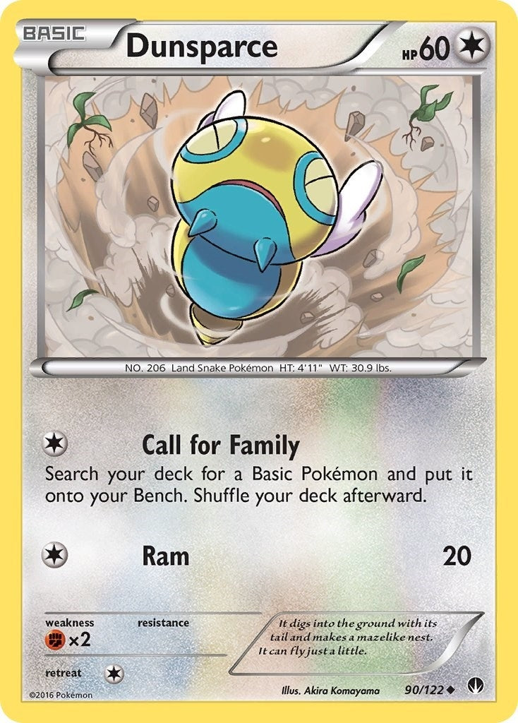 Image for Dunsparce (90/122) [XY - BREAKpoint] - Pokemon