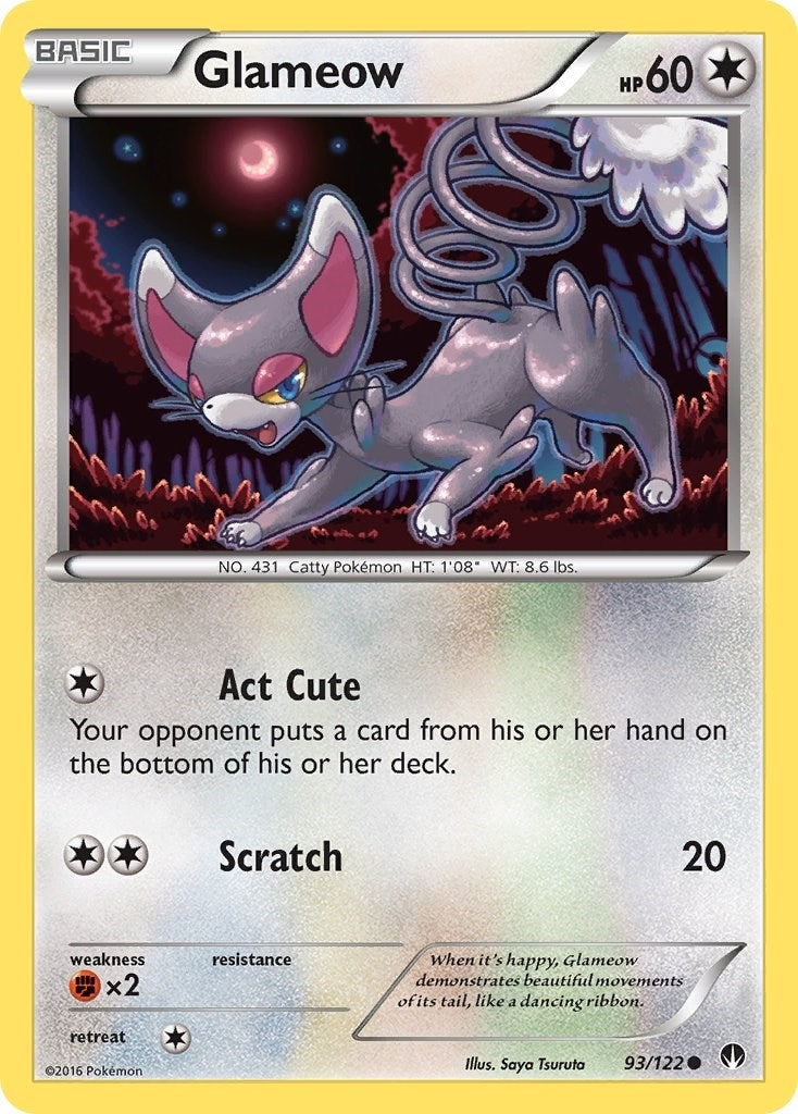 Image for Glameow (93/122) [XY - BREAKpoint] - Pokemon