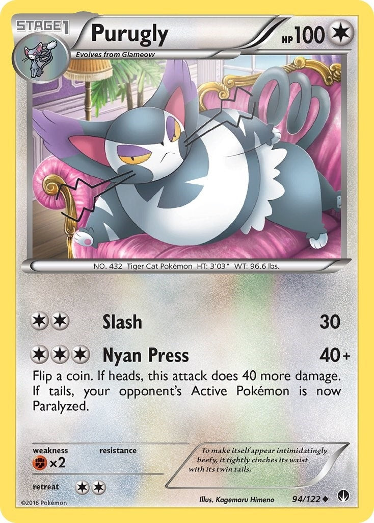 Image for Purugly (94/122) [XY - BREAKpoint] - Pokemon