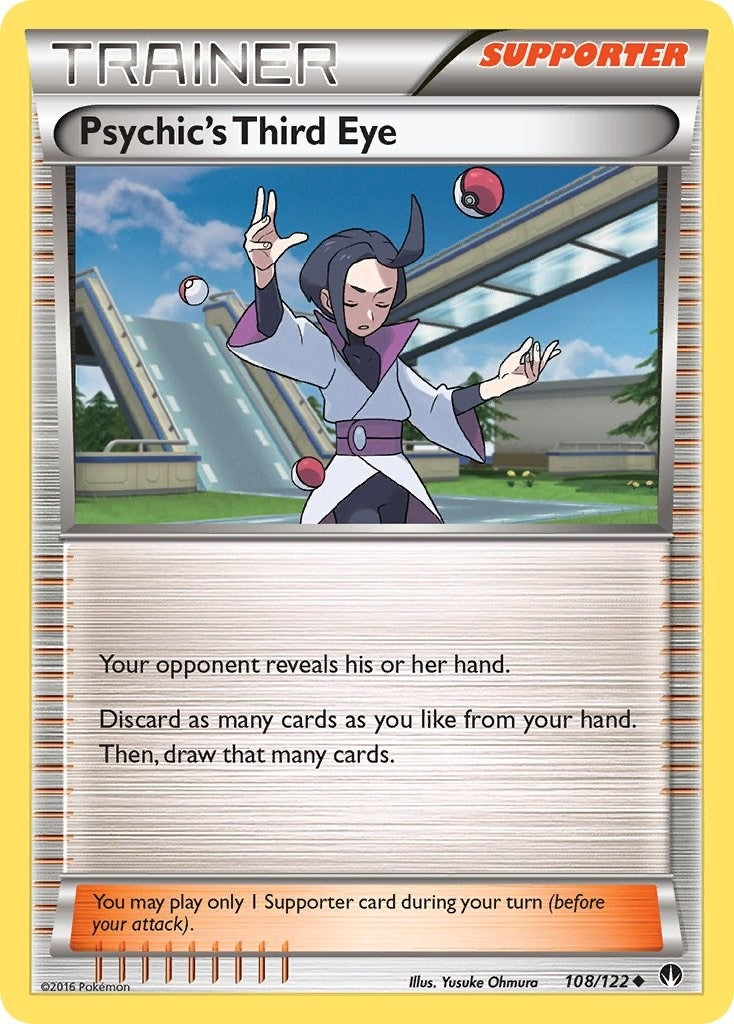 Image for Psychic's Third Eye (108/122) [XY - BREAKpoint] - Pokemon