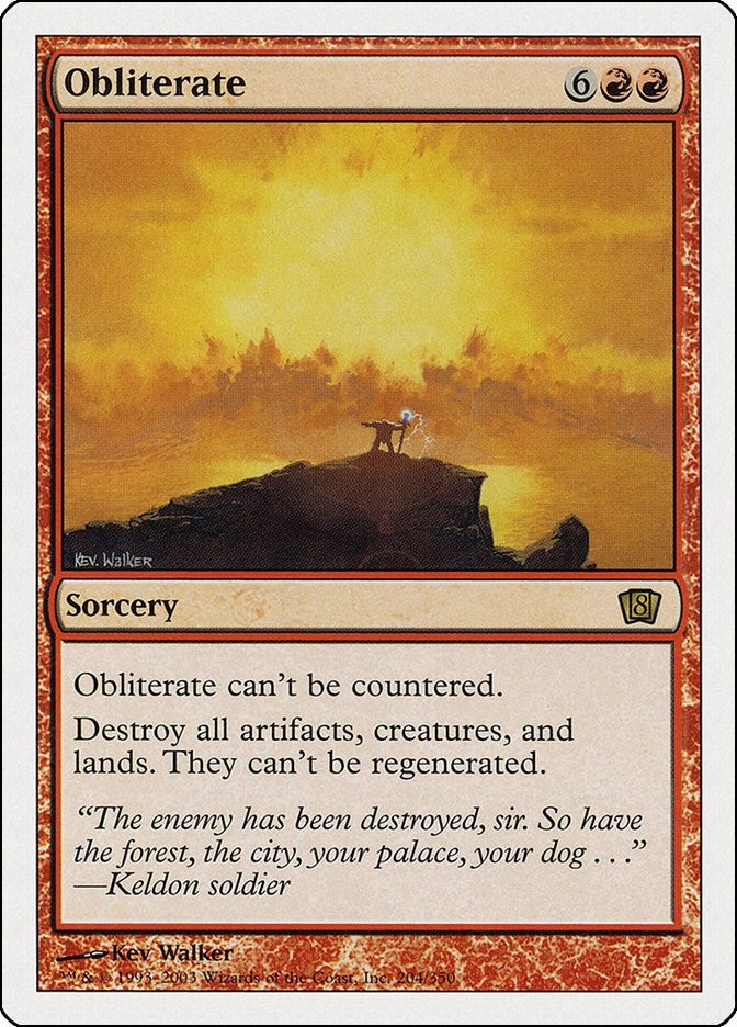 Image for Obliterate (204) [8th Edition] - Magic: The Gathering