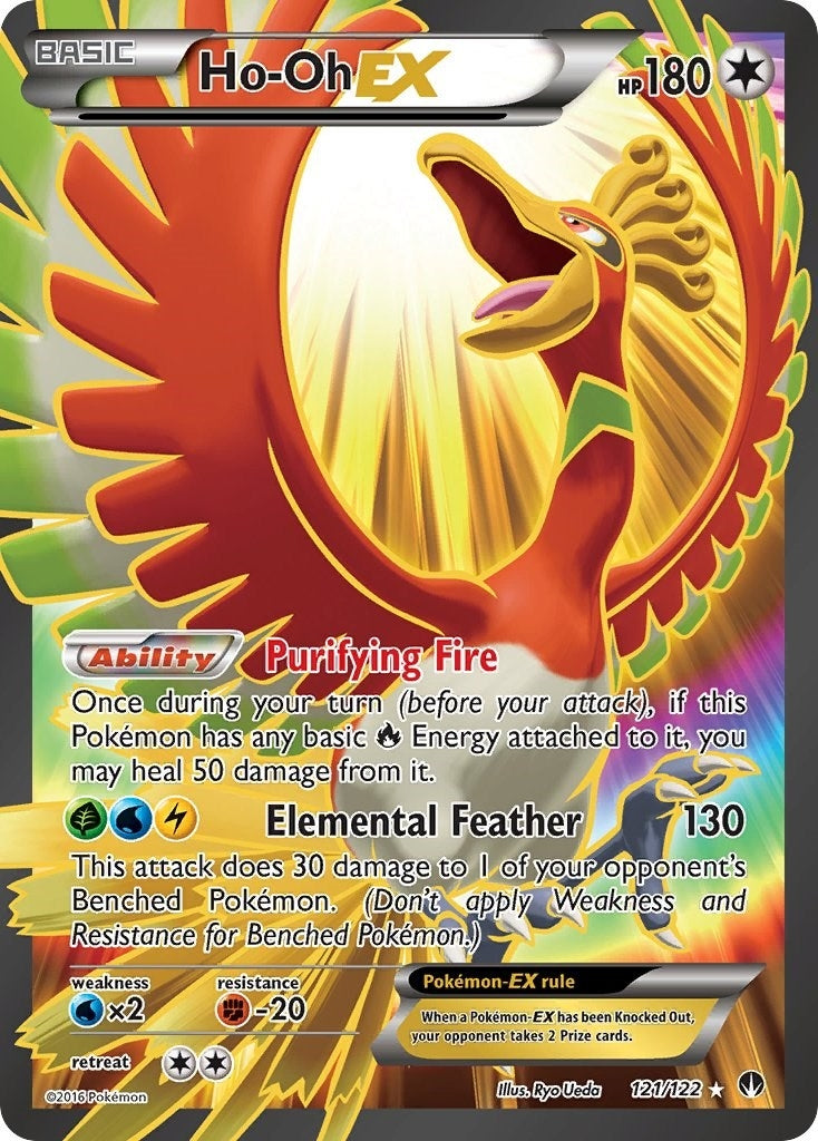 Image for Ho-Oh EX (Full Art) (121/122) [XY - BREAKpoint] - Pokemon