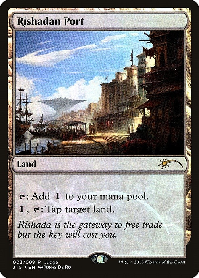 Image for Rishadan Port (3) [Judge Promos] - Magic: The Gathering