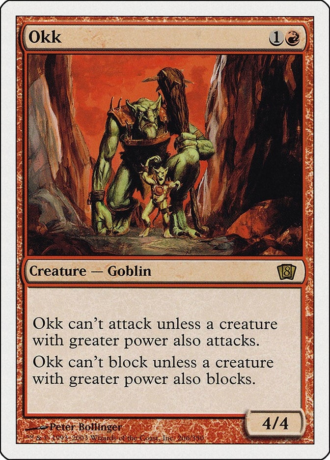 Image for Okk (206) [8th Edition] - Magic: The Gathering