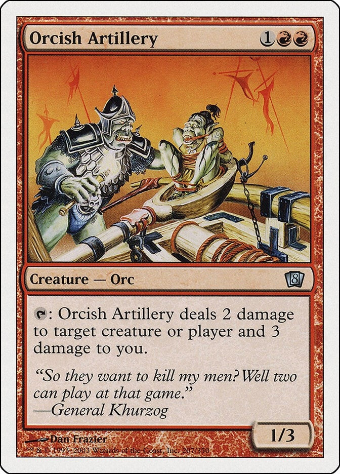 Image for Orcish Artillery (207) [8th Edition] - Magic: The Gathering