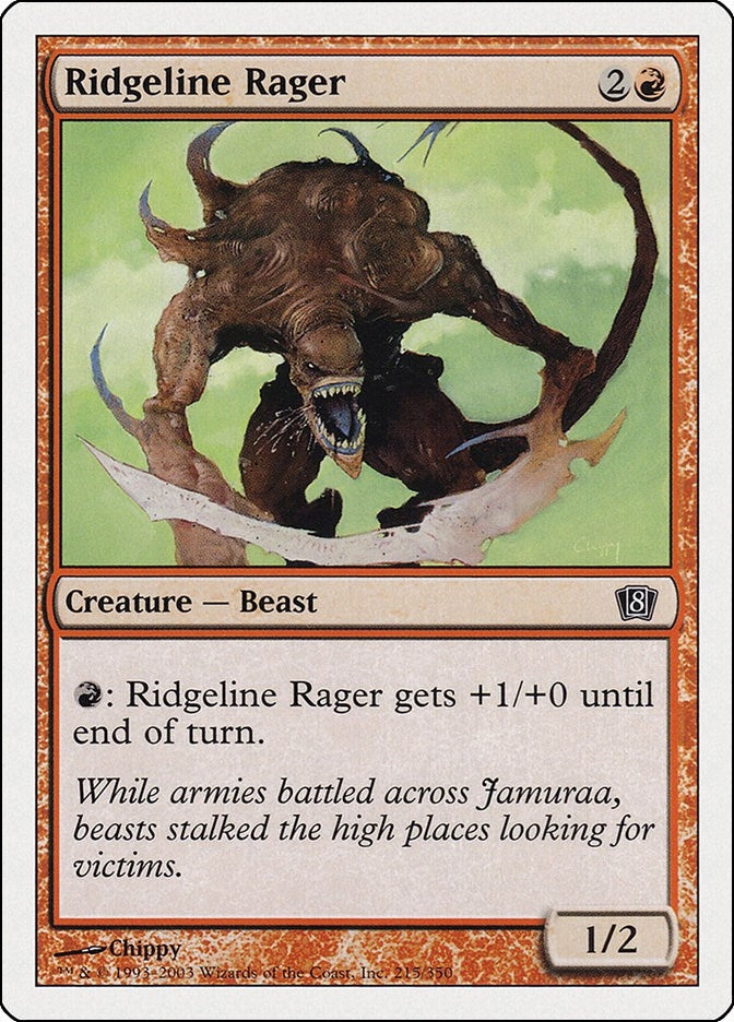 Image for Ridgeline Rager (215) [8th Edition] - Magic: The Gathering