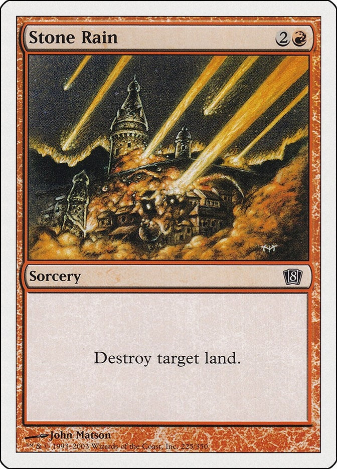 Image for Stone Rain (225) [8th Edition] - Magic: The Gathering