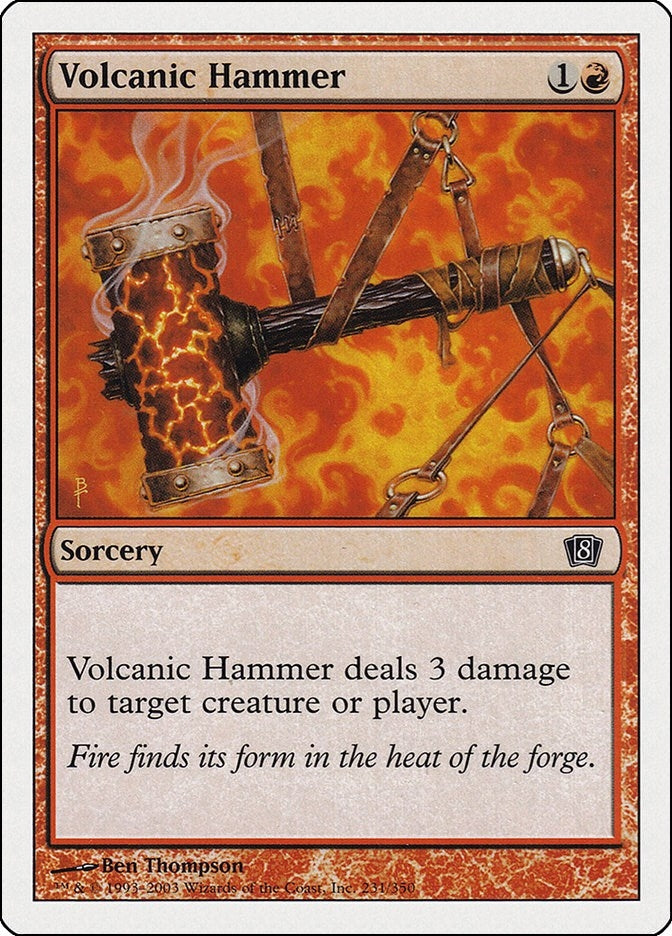 Image for Volcanic Hammer (231) [8th Edition] - Magic: The Gathering