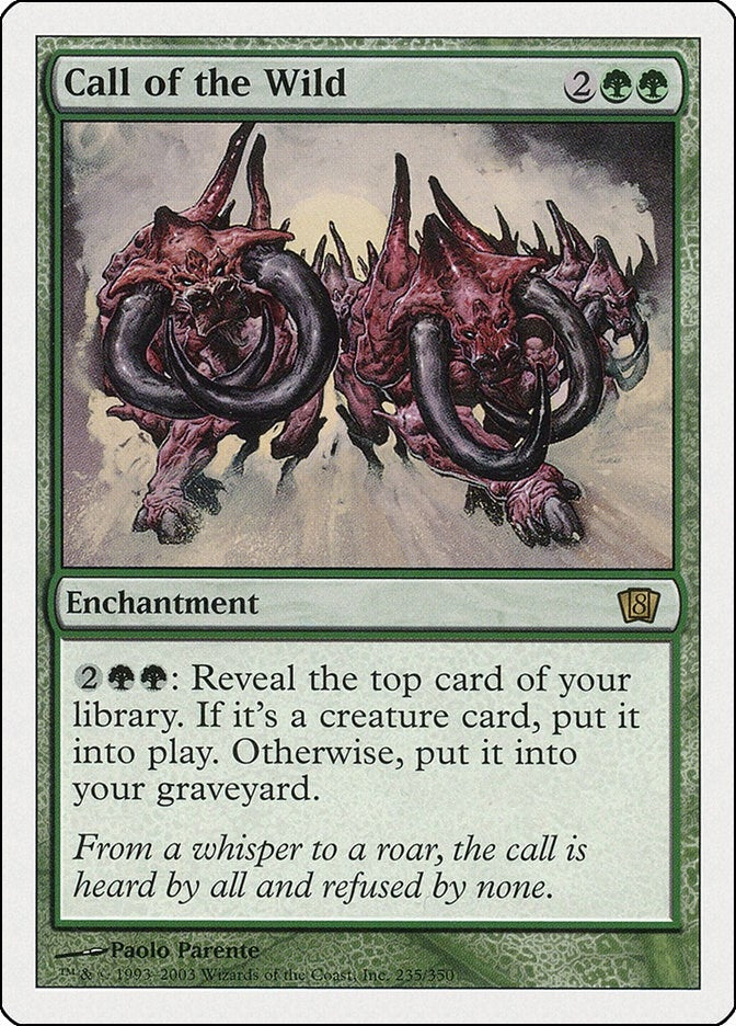 Image for Call of the Wild (235) [8th Edition] - Magic: The Gathering
