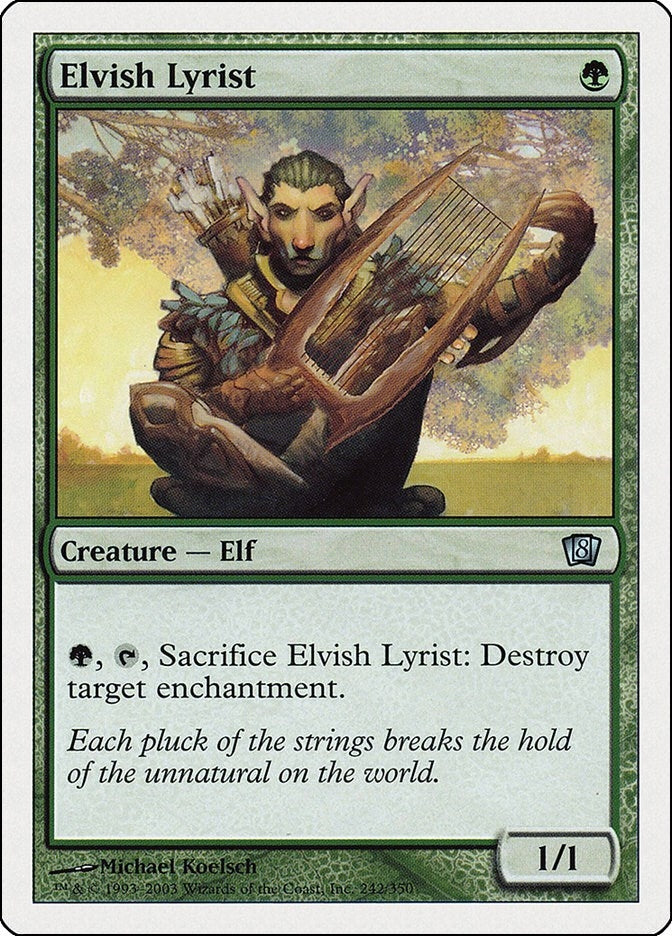 Image for Elvish Lyrist (242) [8th Edition] - Magic: The Gathering