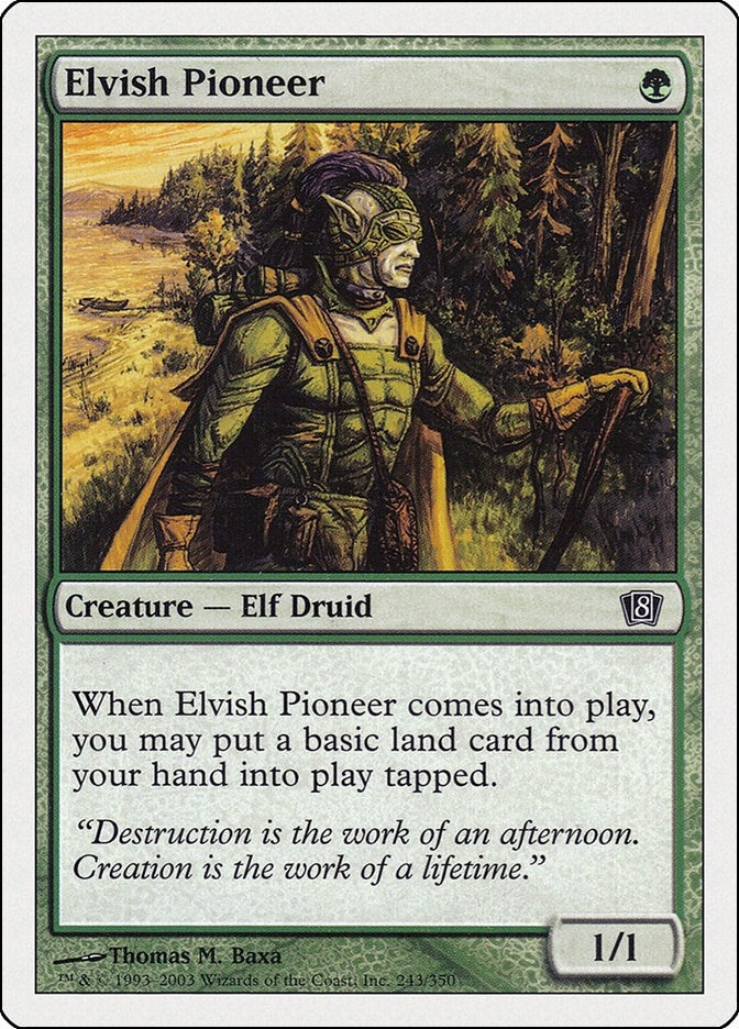 Image for Elvish Pioneer (243) [8th Edition] - Magic: The Gathering