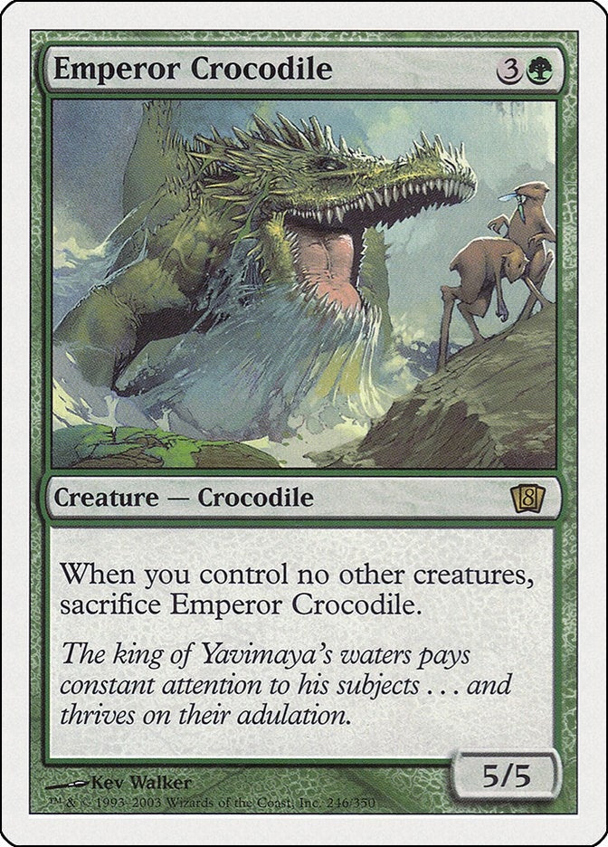 Image for Emperor Crocodile (246) [8th Edition] - Magic: The Gathering