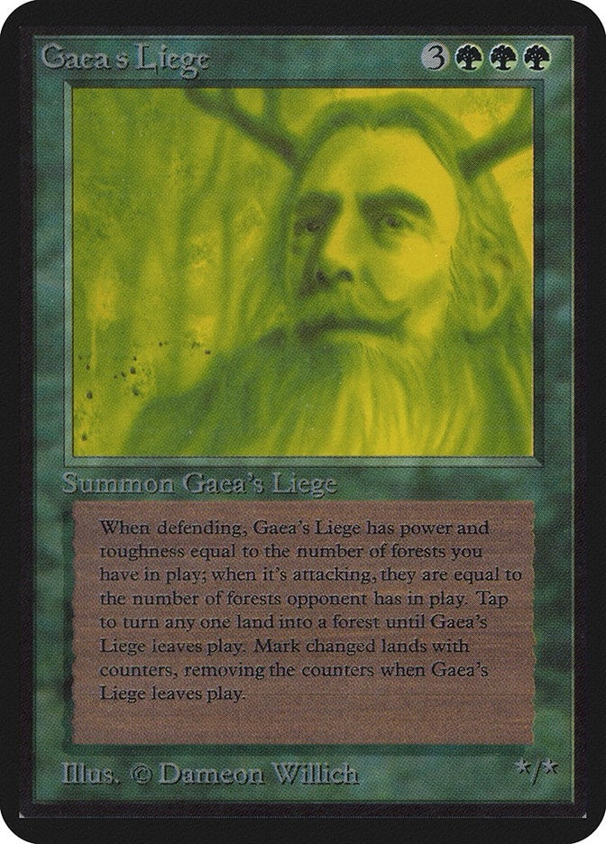 Image for Gaea's Liege [Alpha Edition] - Magic: The Gathering