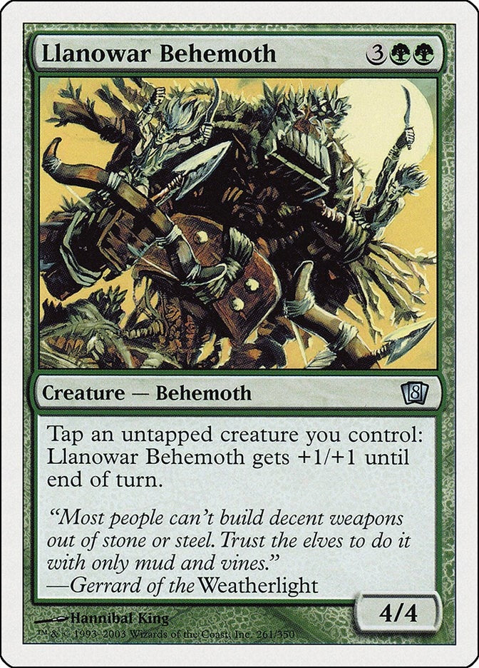 Image for Llanowar Behemoth (261) [8th Edition] - Magic: The Gathering