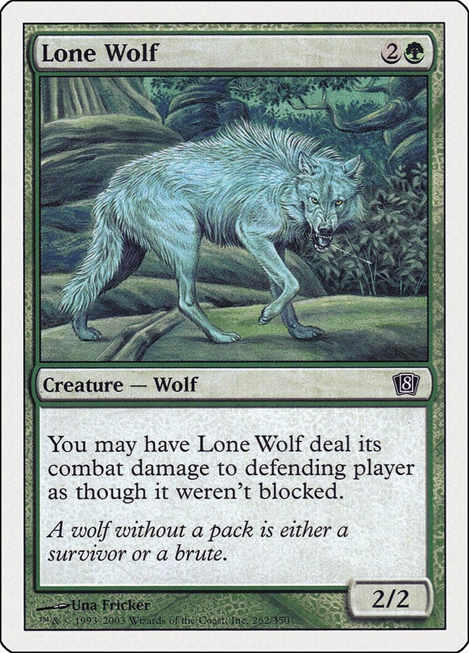 Image for Lone Wolf (262) [8th Edition] - Magic: The Gathering