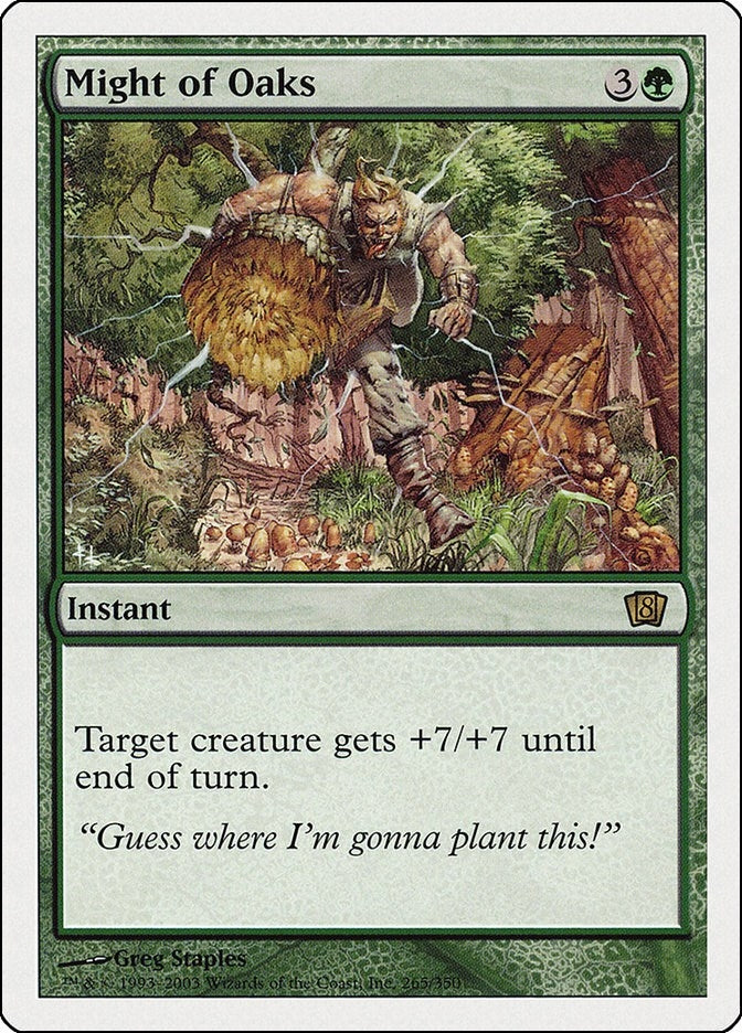 Image for Might of Oaks (265) [8th Edition] - Magic: The Gathering