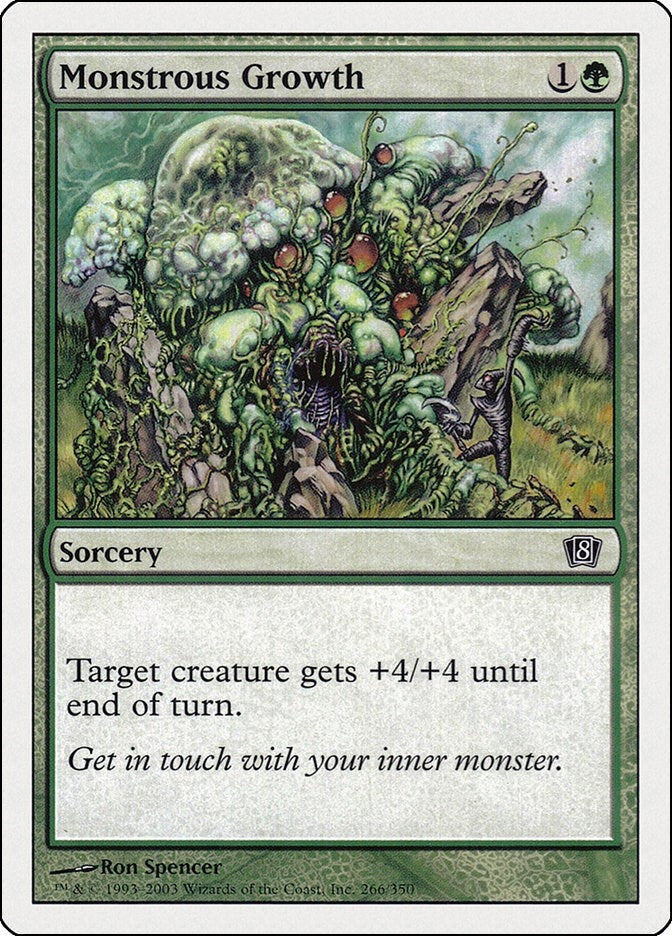Image for Monstrous Growth (266) [8th Edition] - Magic: The Gathering