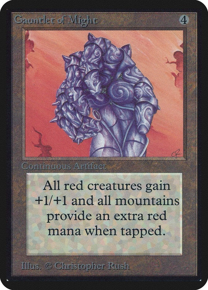 Image for Gauntlet of Might [Alpha Edition] - Magic: The Gathering