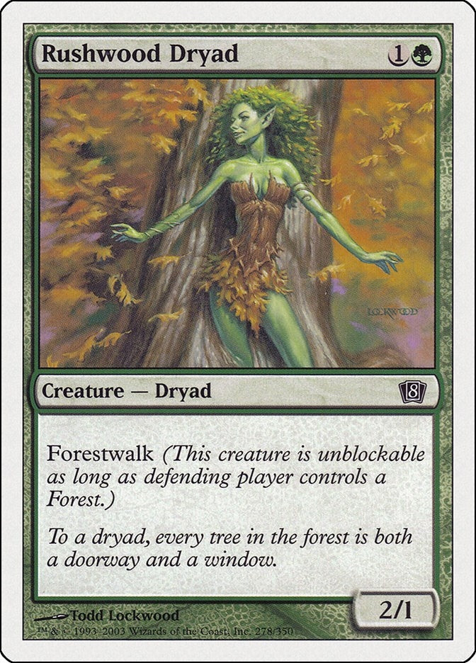 Image for Rushwood Dryad (278) [8th Edition] - Magic: The Gathering