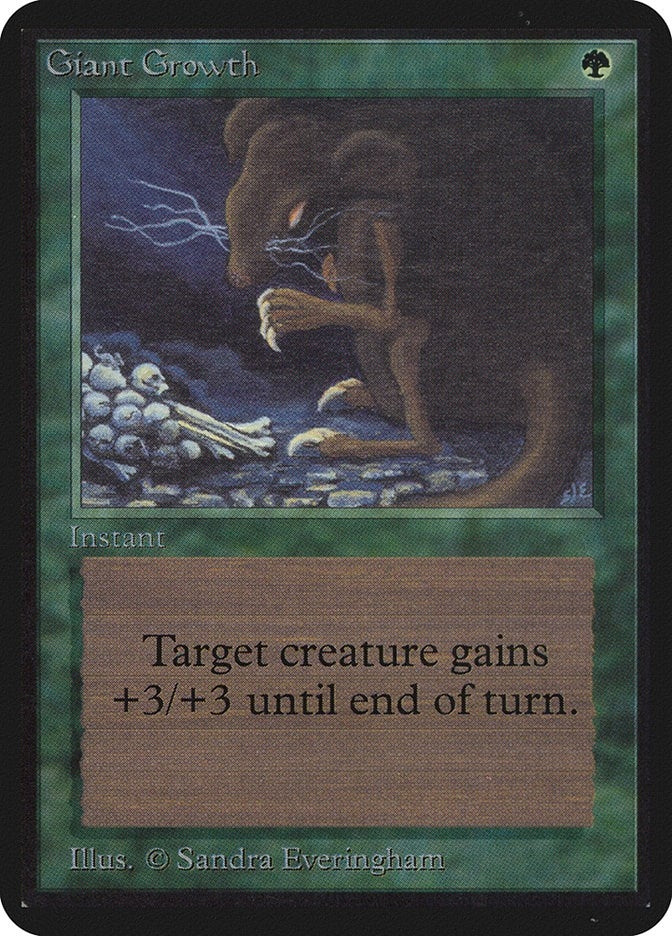 Image for Giant Growth [Alpha Edition] - Magic: The Gathering